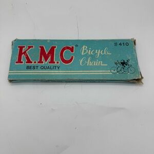 Vintage KMC Bicycle Chain #410 NOS in Original Box Made in Taiwan